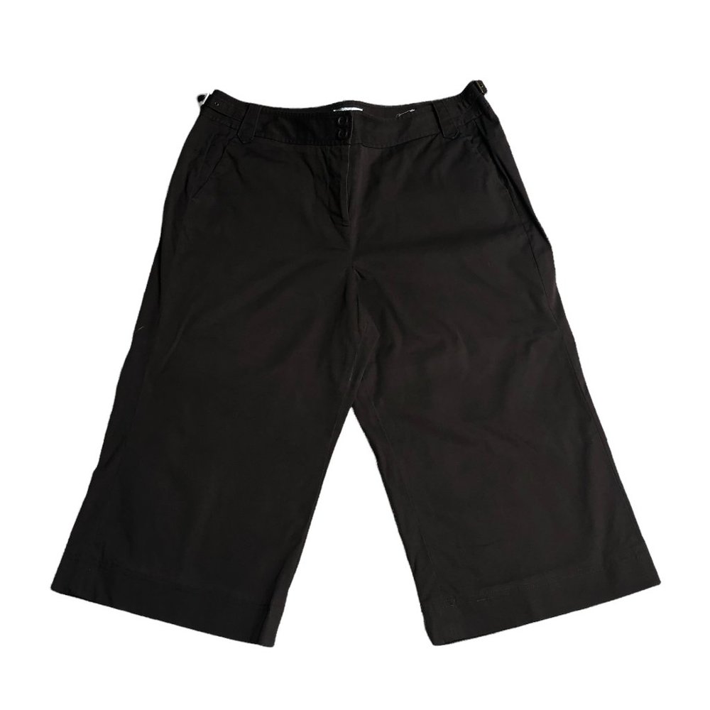 Ann Taylor Dark Chocolate Brown Ann Fit Dress Pant Capris